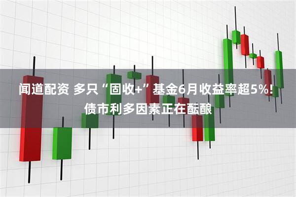 闻道配资 多只“固收+”基金6月收益率超5%! 债市利多因素正在酝酿